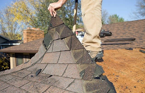 Wood shingle roof